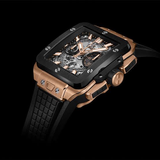 Hublot Square Bang Unico Black Magic automatic 42mm watch
