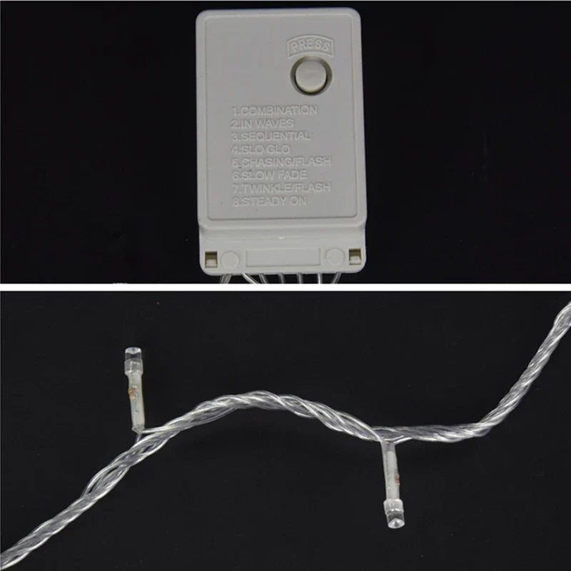 Christmas Lights 5M 10M 20M 30M 50M 100M Led String Fairy Light 8 Modes Christmas Lights For Wedding Party Holiday Lights