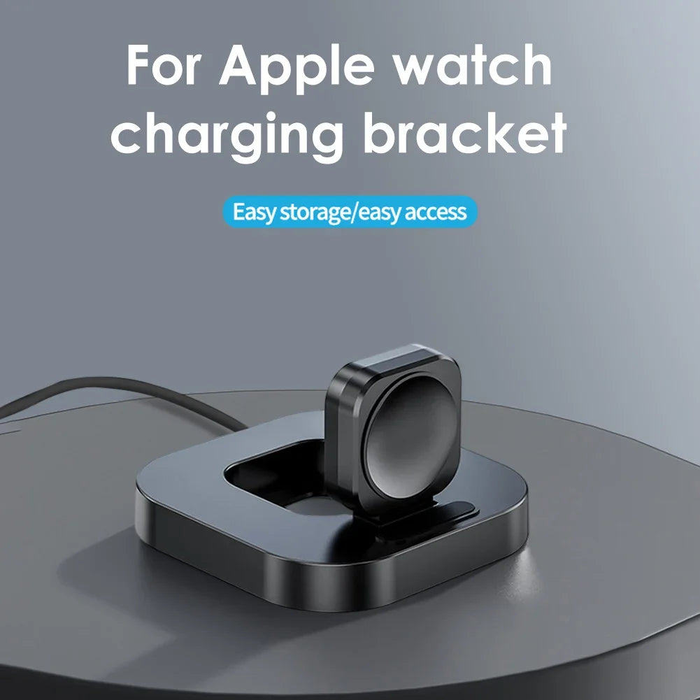 2 in 1 Portable Wireless Charger for IWatch 8 7 6 5 4 Magnetic Charging Dock Station Type C Charger for Apple Watch Series Ultra