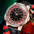 Casino button moving table automatic watch
