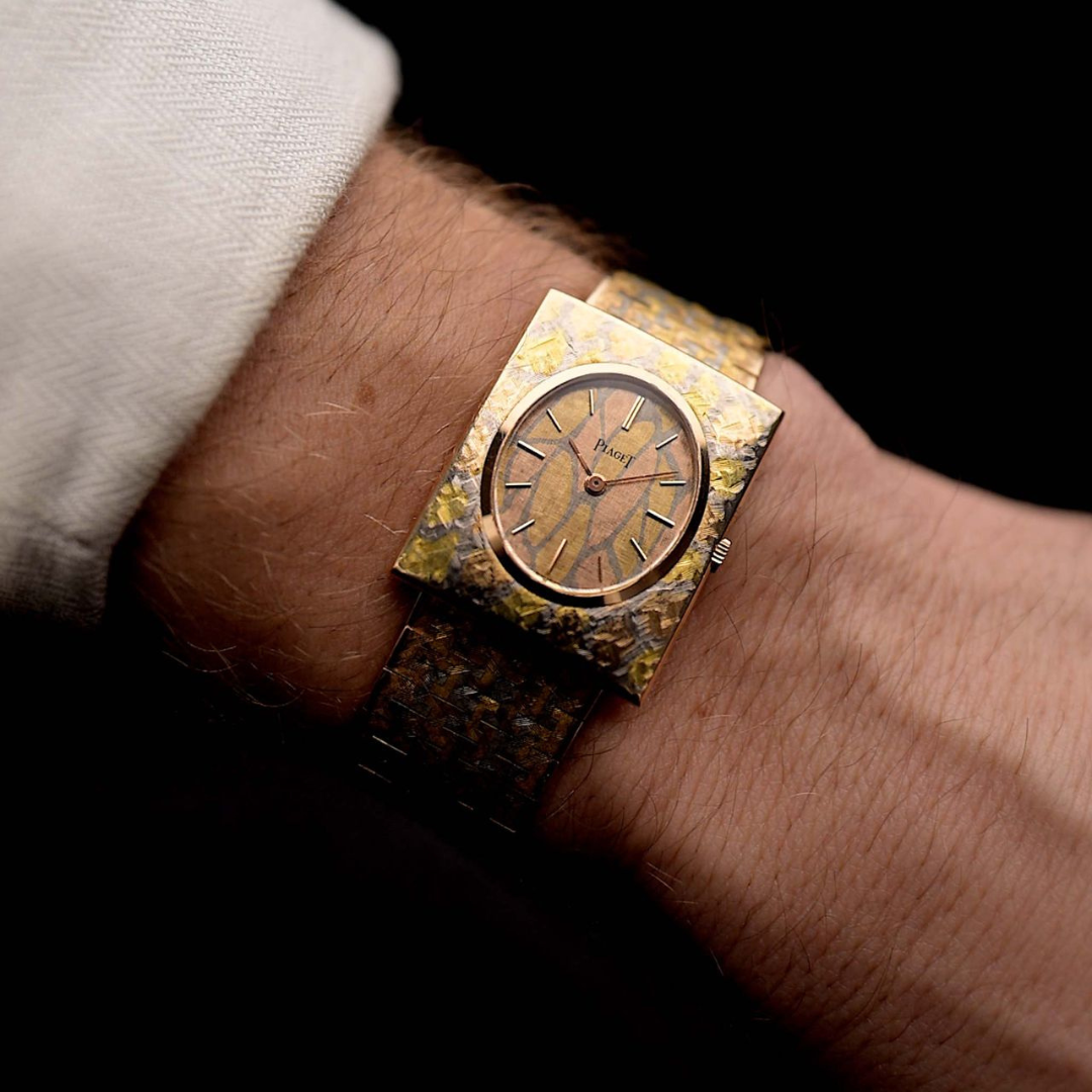 Piaget 18k Rectangular Trinity 1970s