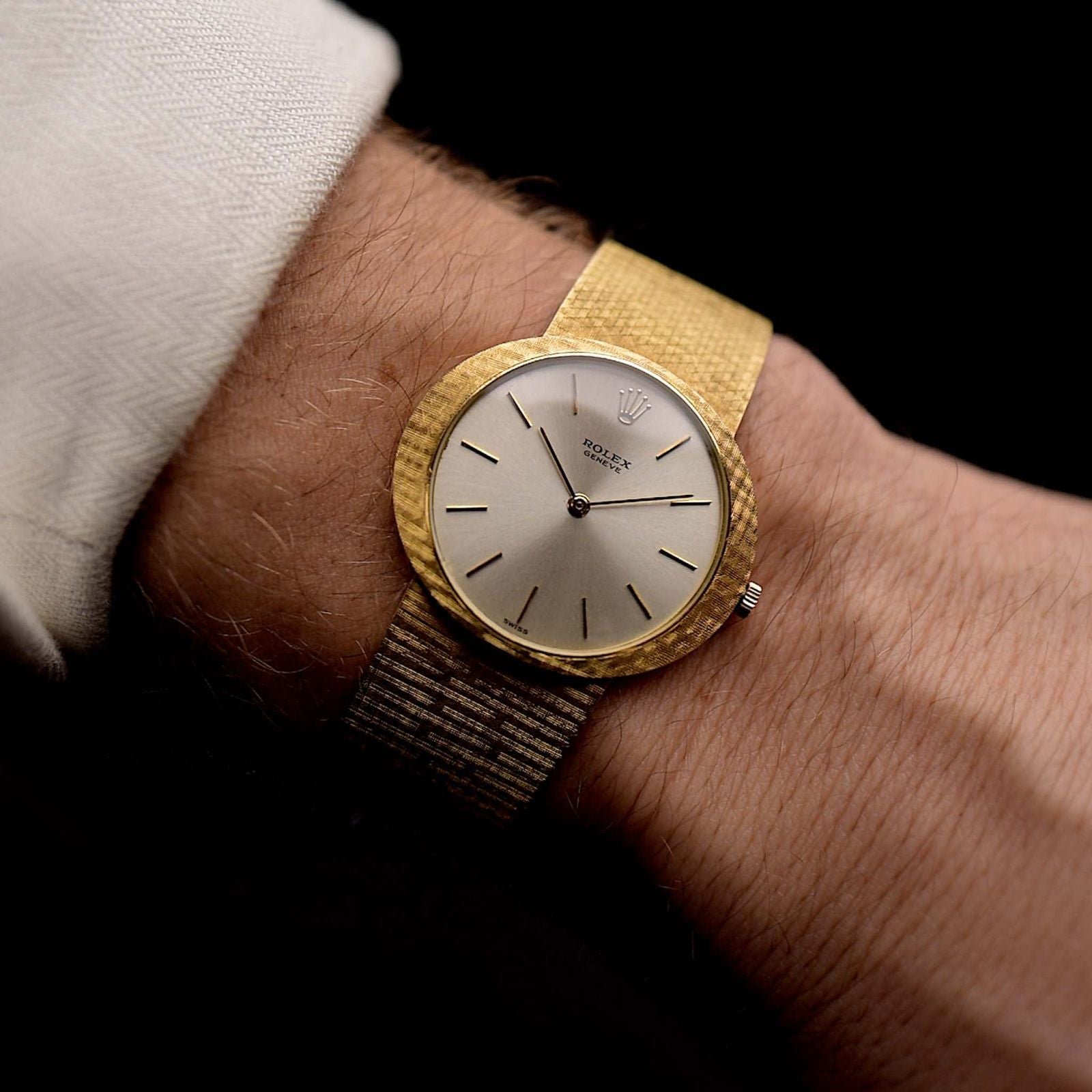 Rolex Geneve 18k Ellipse 1965